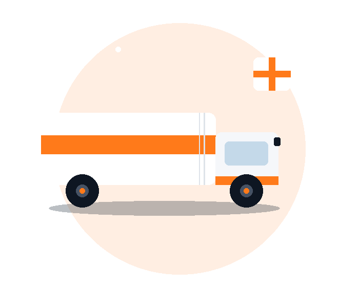 Cargo delivery illustration